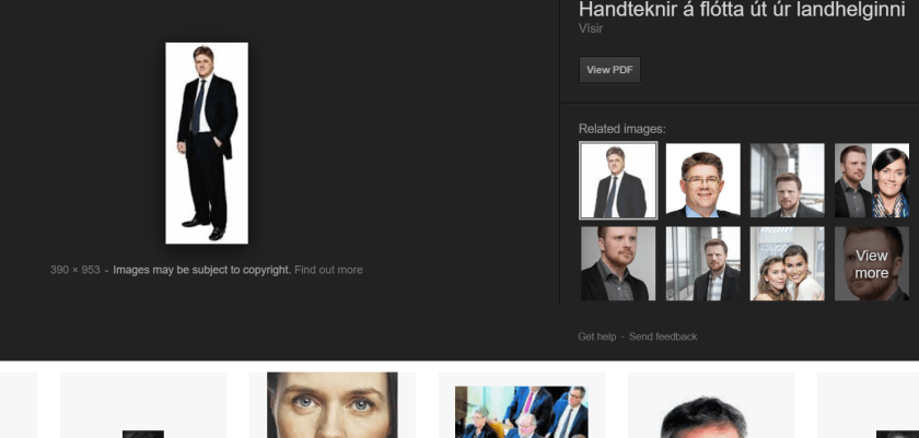 handtekinn á flótta