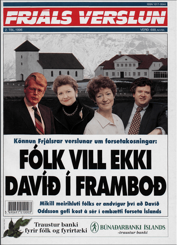 Forsíða FV 2. 1996